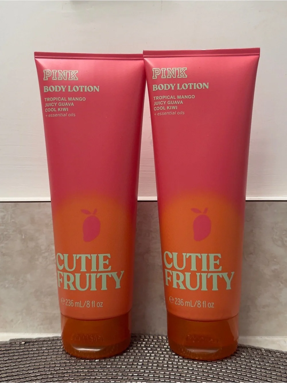 NWT PINK Victoria's Secret Cutie Fruity Body Lotion Set
